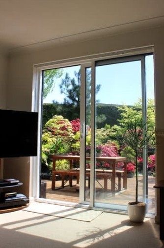 Modern kitchen symbolizing a patio door Replacement with New Window and Doors