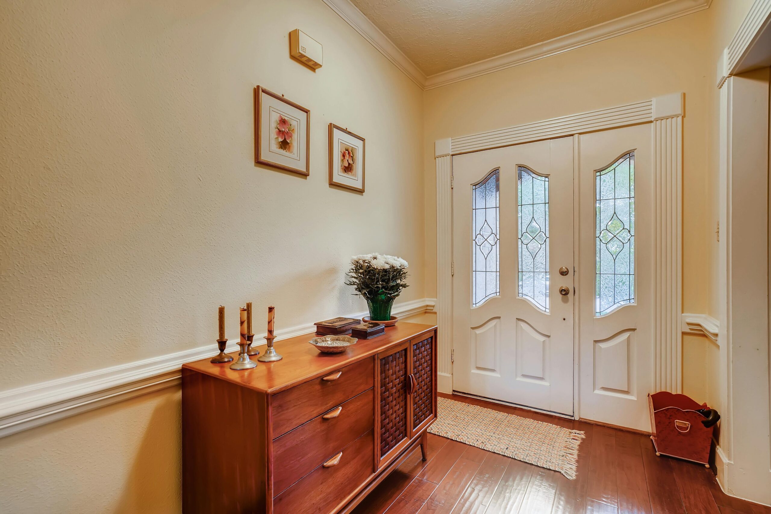 Beautiful house with new front door
